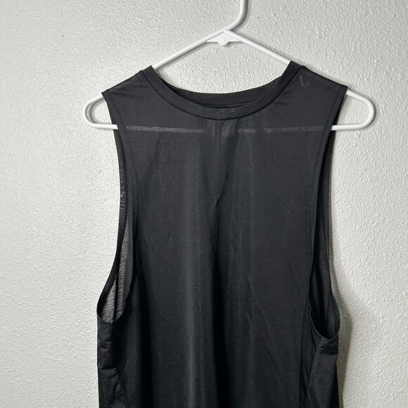 Varley Mariposa Muscle Tank Top Black Medium Athleisure Minimalist Workout Shirt - Picture 3 of 11